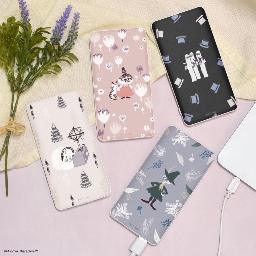 ムーミン USB / USB Type-C 4000mAh リチウムイオンポリマー 充電器 2.1A