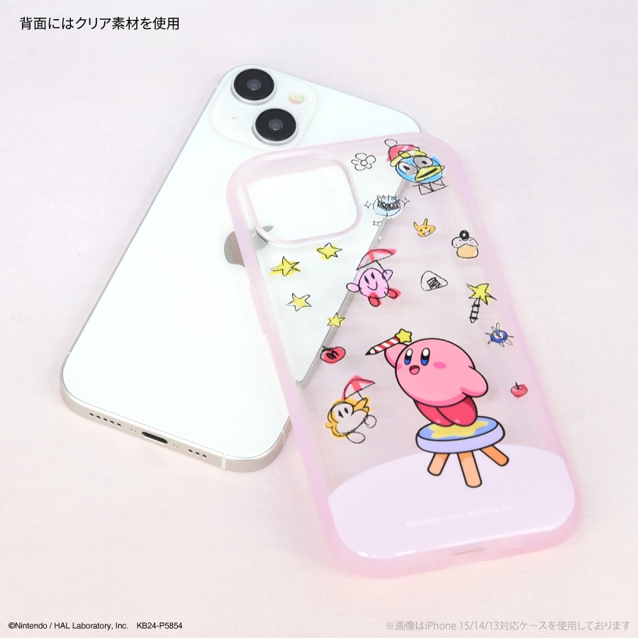 星のカービィ IIIIfit Clear iPhone15 Pro 対応 ケース