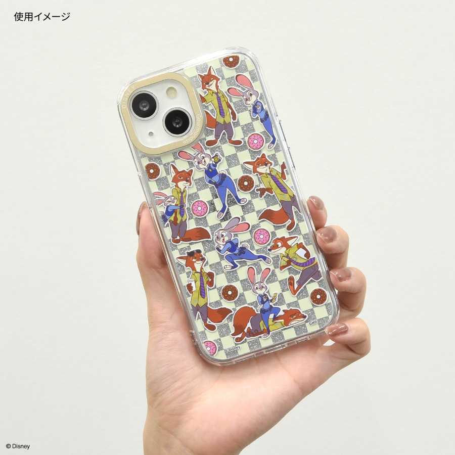 ディズニーキャラクター、ピクサーキャラクター ／ Camera Frame iPhone 15 / 14 / 13 対応 ケース