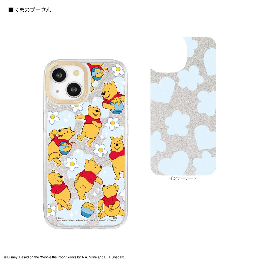 ディズニーキャラクター、ピクサーキャラクター ／ Camera Frame iPhone 15 / 14 / 13 対応 ケース