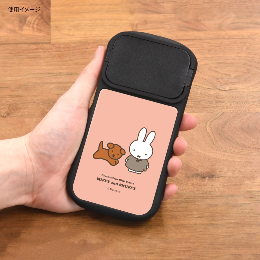 ミッフィー MIFFY and SNUFFY iPhone14 / 14 Pro / 13 / 13 Pro / 12 / 12 Pro 対応 ハイブリッドガラスケース