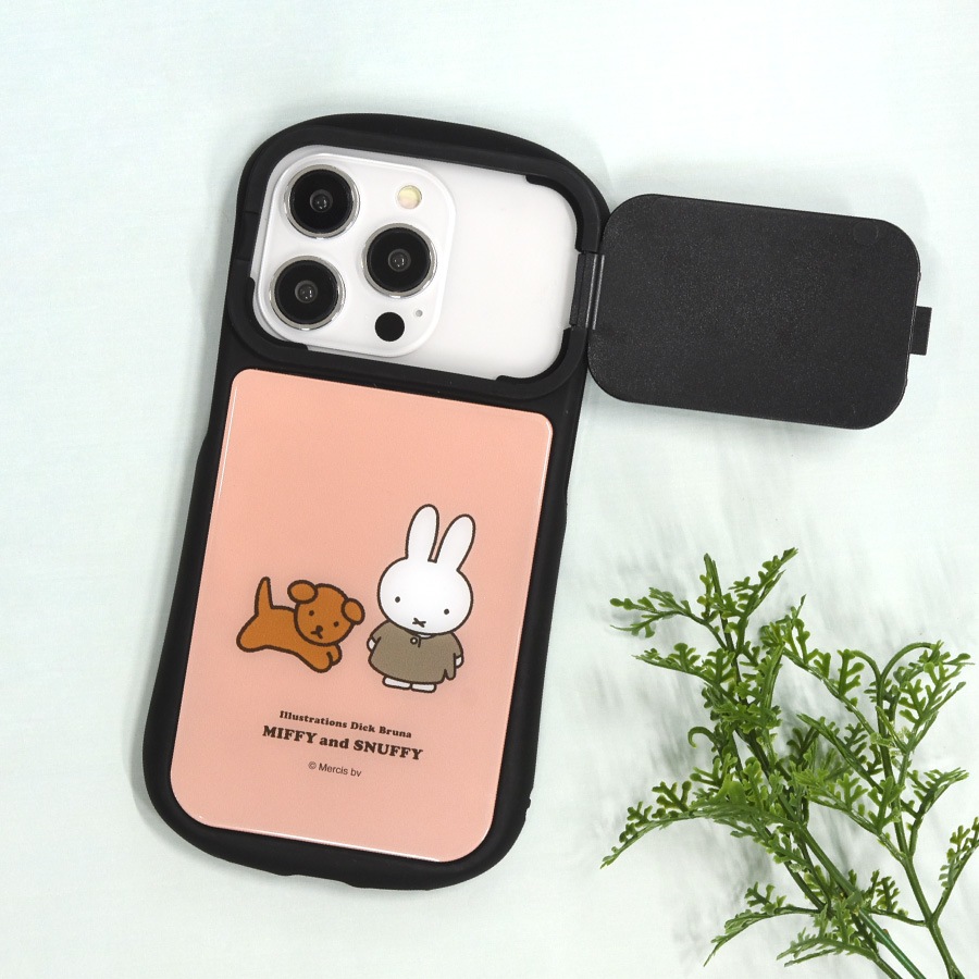 ミッフィー MIFFY and SNUFFY iPhone14 / 14 Pro / 13 / 13 Pro / 12 / 12 Pro 対応 ハイブリッドガラスケース