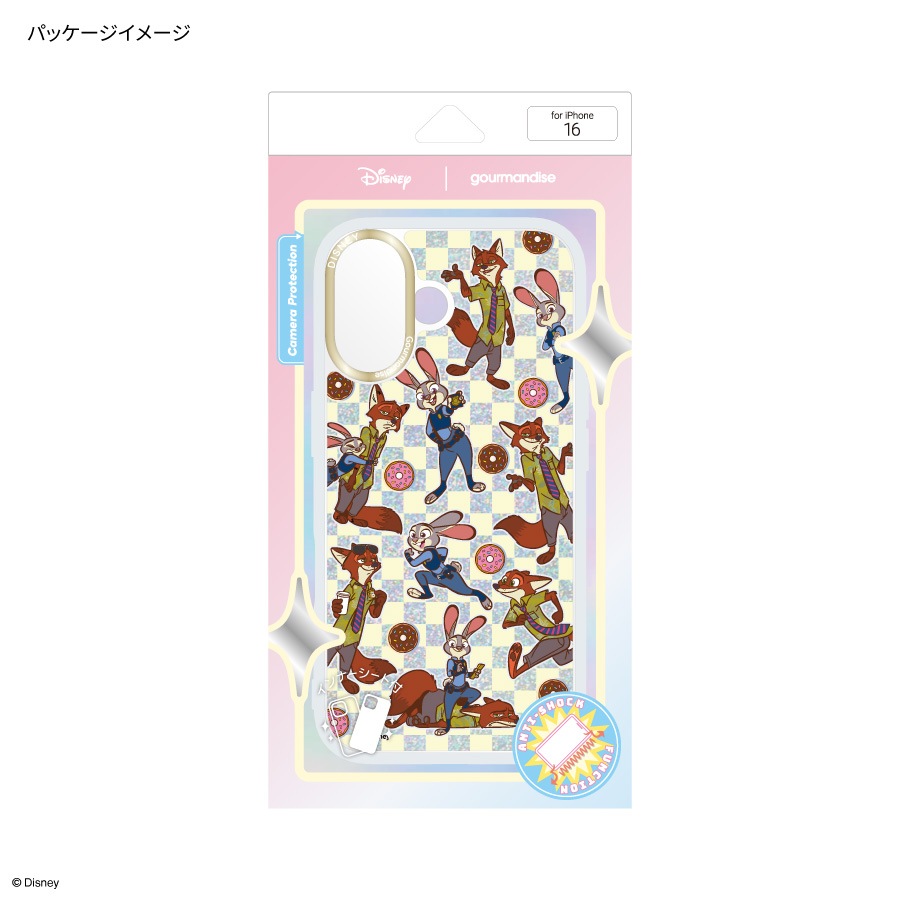 ディズニーキャラクター、ピクサーキャラクター ／ Camera Frame iPhone 16 対応 ケース