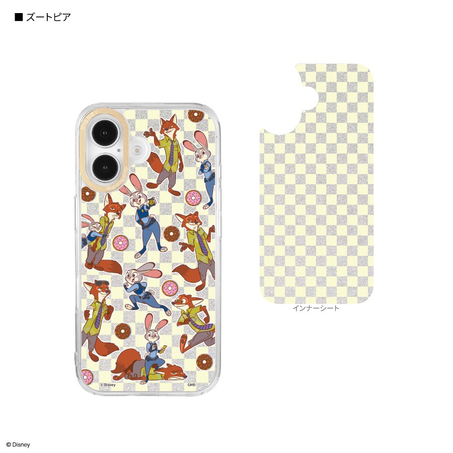 ディズニーキャラクター、ピクサーキャラクター ／ Camera Frame iPhone 16 対応 ケース