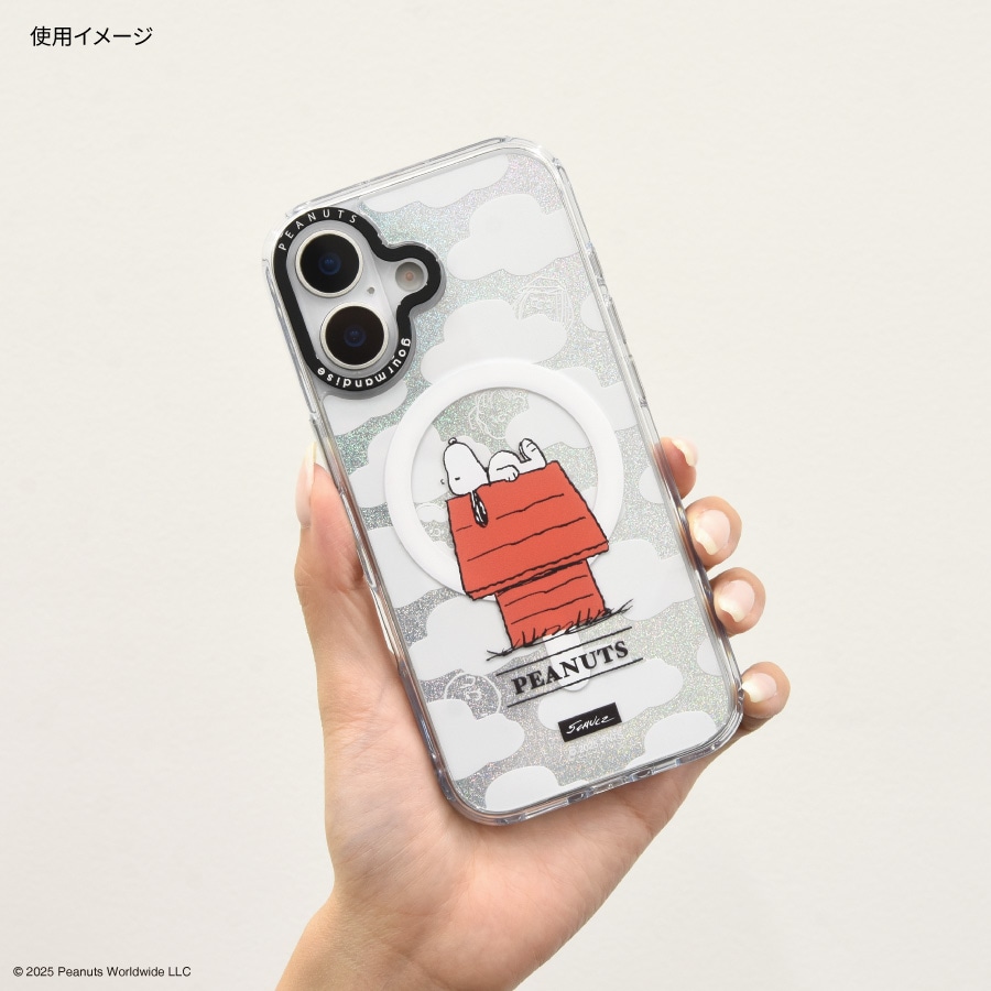 ピーナッツ スヌーピー Camera Frame iPhone17 MagSafe 対応 ケース