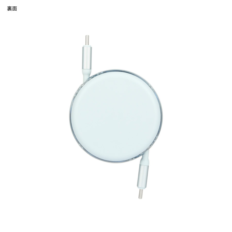 マイメロディ＆クロミ Dolly Mix PD60W対応 USB2.0 リール式 Type-Cケーブル