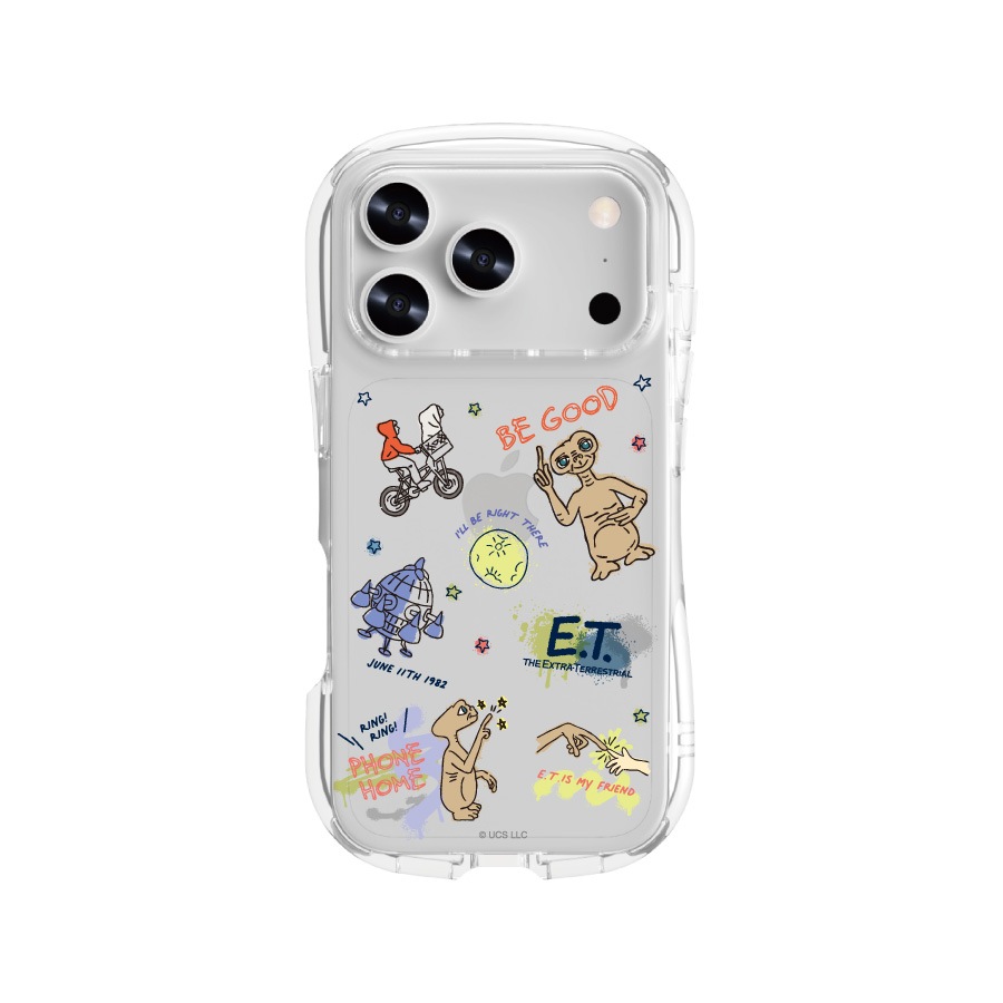 E.T. iPhone17 Pro 対応 クリスタルクリアケース