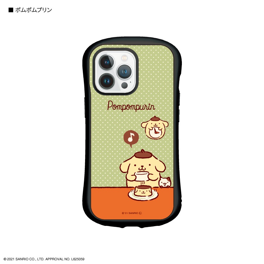 サンリオキャラクターズ　iPhone13 Pro対応 ハイブリッドガラスケース