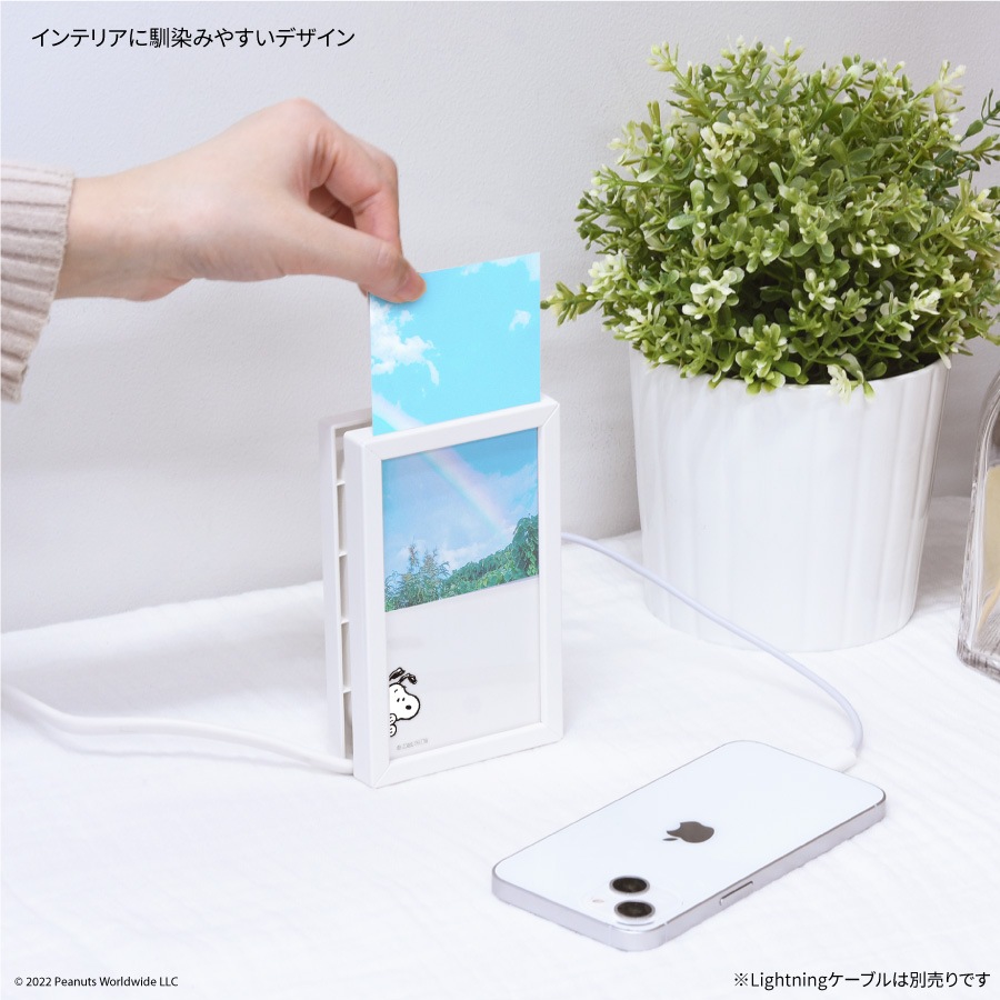 ピーナッツ Type-C ・ USBポート付き フォトフレーム ACタップ