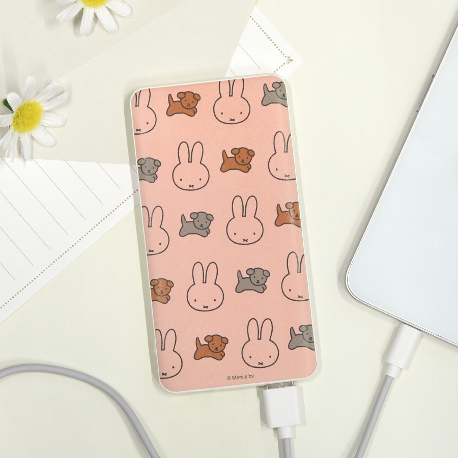 ミッフィー MIFFY and SNUFFY USB / USB Type-C 4000mAh リチウムイオンポリマー 充電器 2.1A