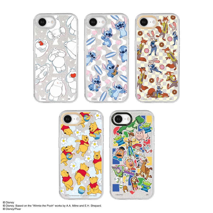 ディズニーキャラクター、ピクサーキャラクター ／ Camera Frame iPhone 16e 対応 ケース
