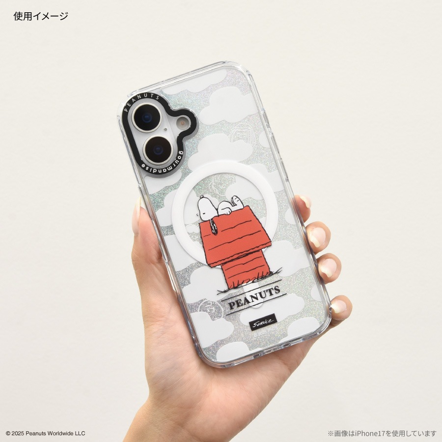 ピーナッツ スヌーピー Camera Frame iPhone17 Pro MagSafe 対応 ケース
