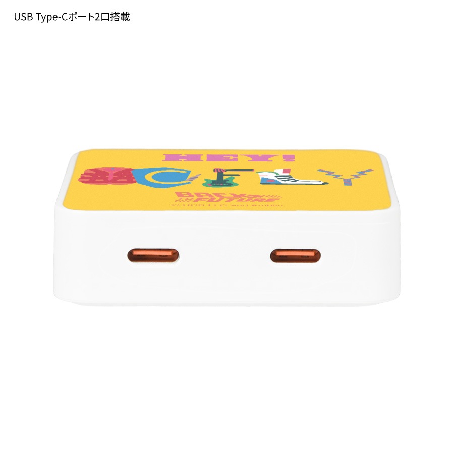 BACK TO THE FUTURE USB Type-C ACアダプタ