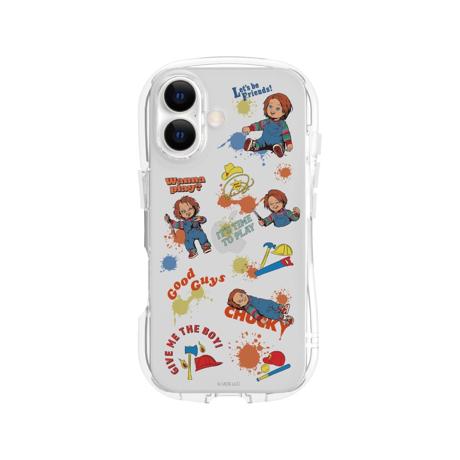 CHUCKY iPhone17 対応 クリスタルクリアケース