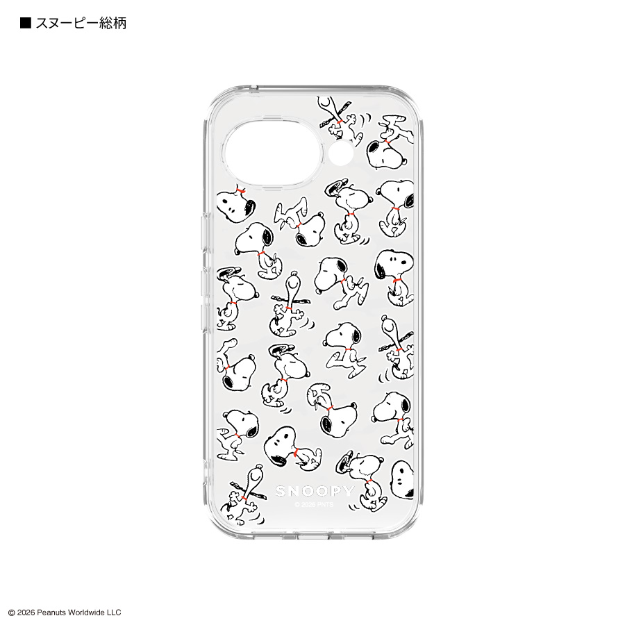ピーナッツ スヌーピー Google Pixel 10a 対応 クリアケース