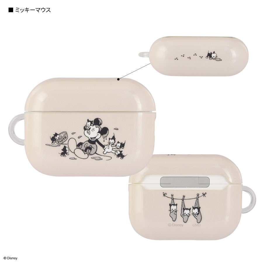 AirPods Pro 本体とミッキーケース Amazon | for AirPods Pro ケース おしゃれ かわいい