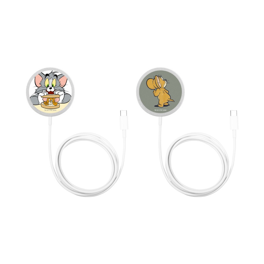 トムとジェリー MagSafe 対応 ワイヤレスチャージャー