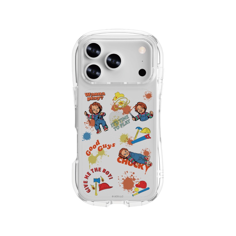 CHUCKY iPhone17 Pro 対応 クリスタルクリアケース