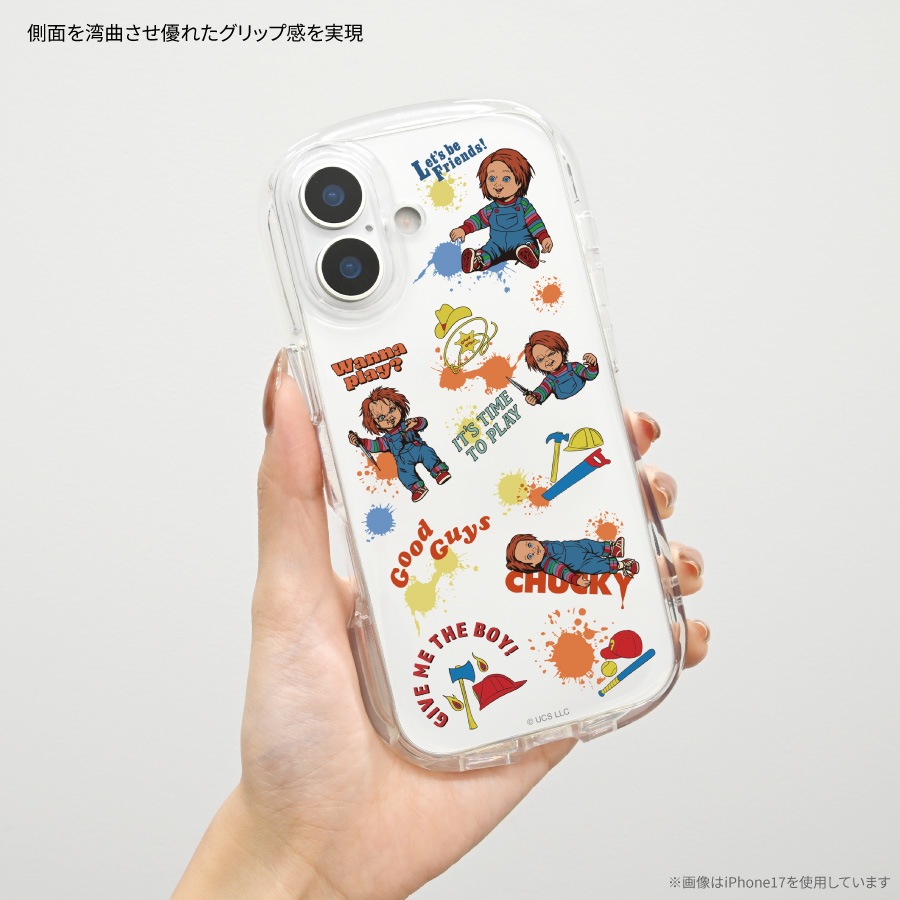 CHUCKY iPhone17 Pro 対応 クリスタルクリアケース