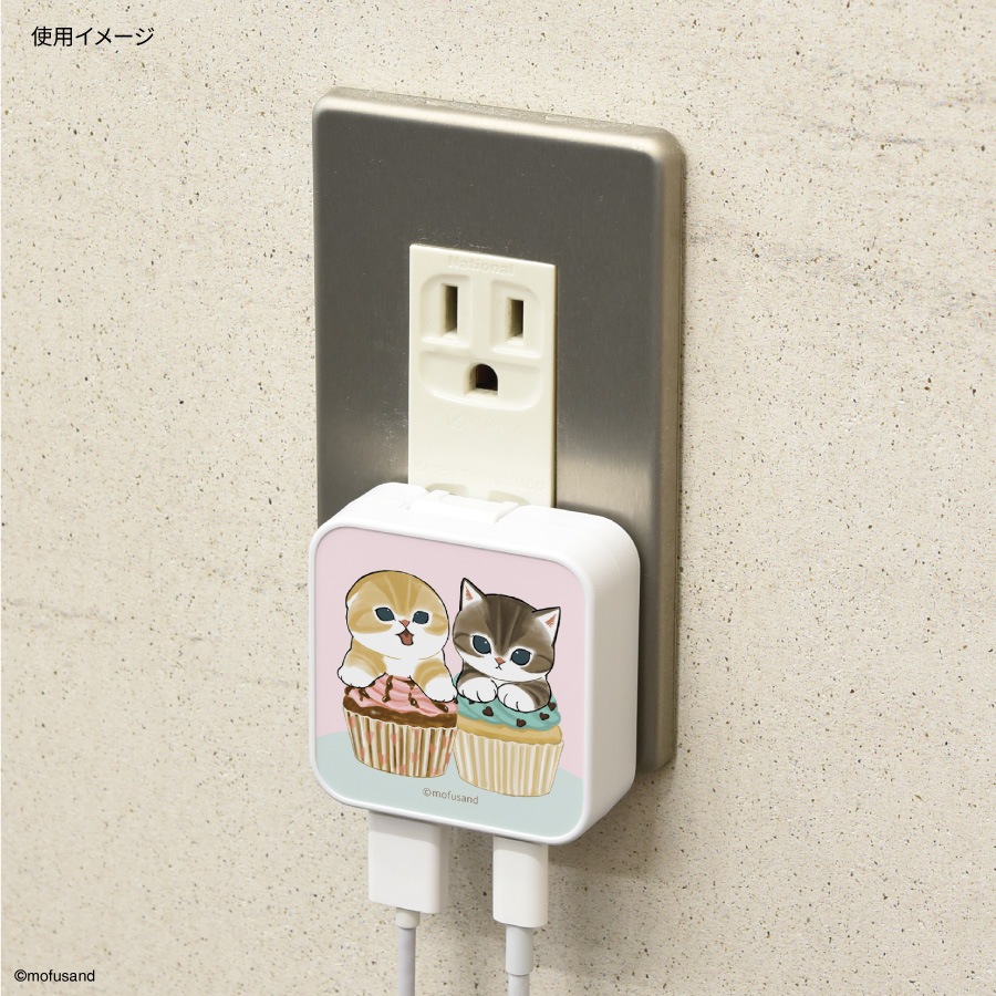 mofusand USB / USB Type-C ACアダプタ