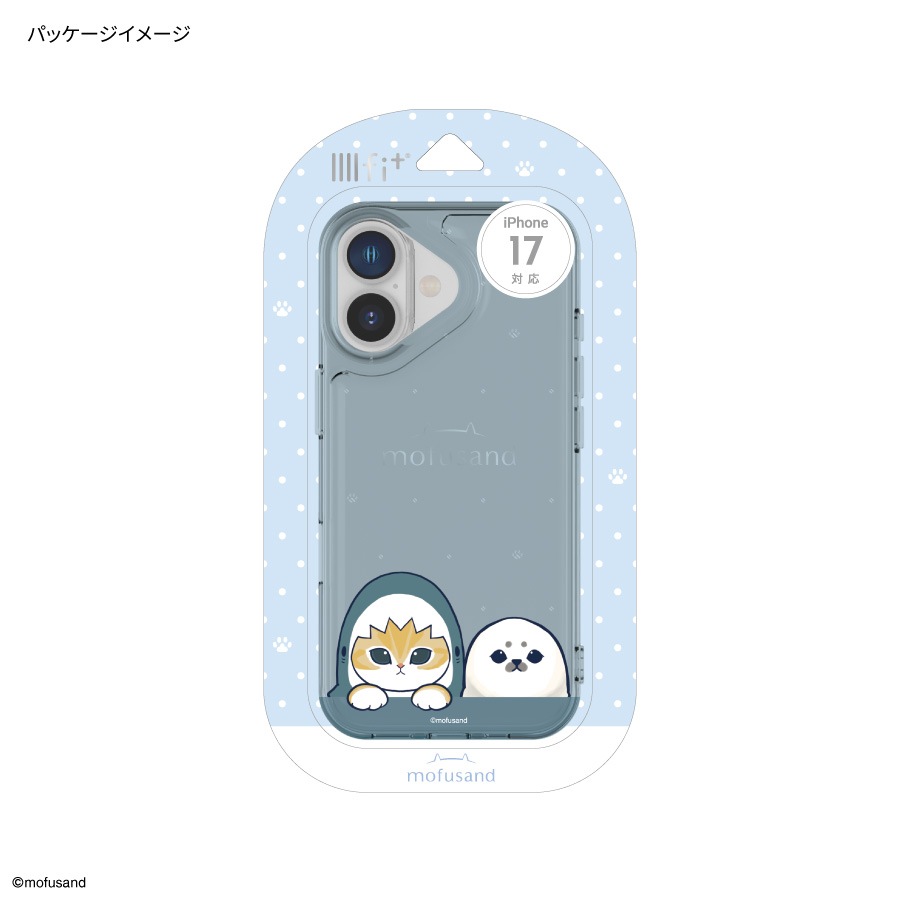 mofusand IIIIfit Clear iPhone17 対応 ケース