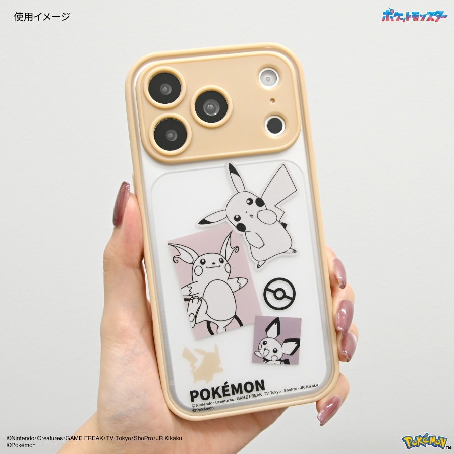 ポケットモンスター IIIIfit プランプフレーム iPhone18 Pro / 17 Pro 対応 ケース