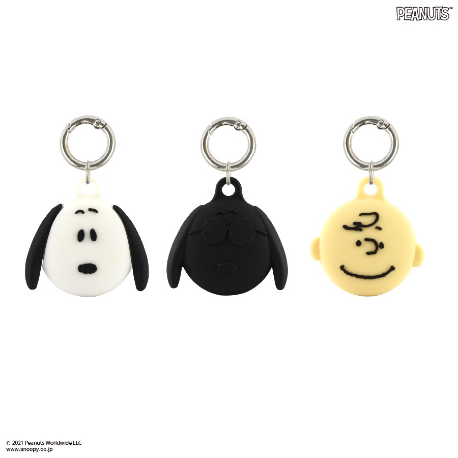 ピーナッツ AirTag対応 シリコンケース