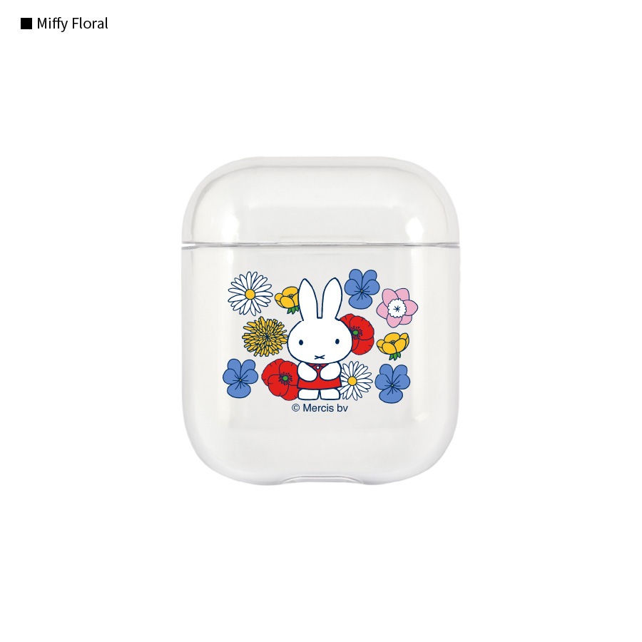 ミッフィー Miffy Floral　AirPods クリアケース