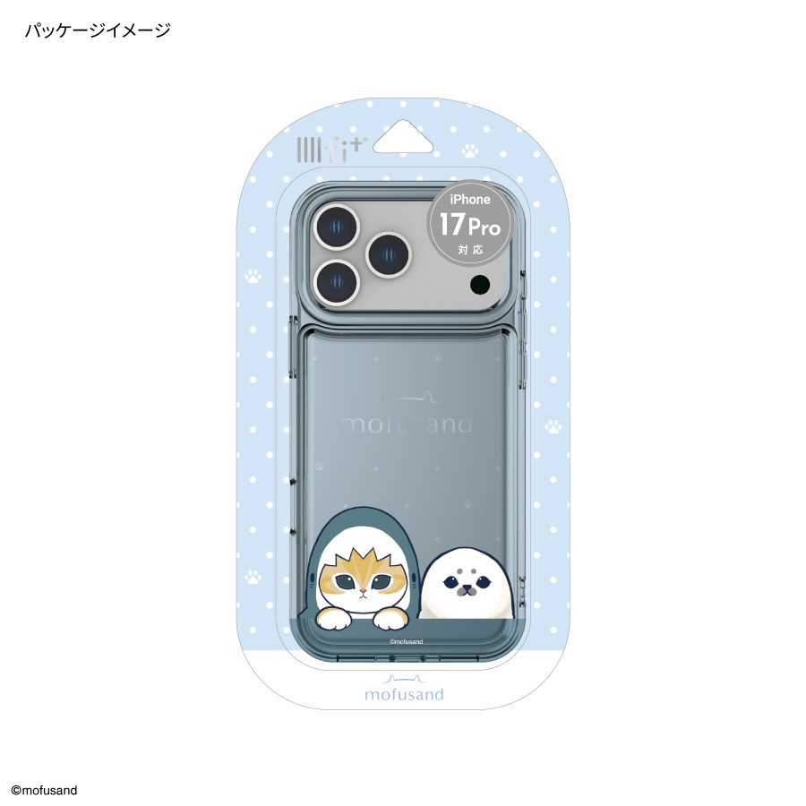 mofusand IIIIfit Clear iPhone17 Pro 対応 ケース
