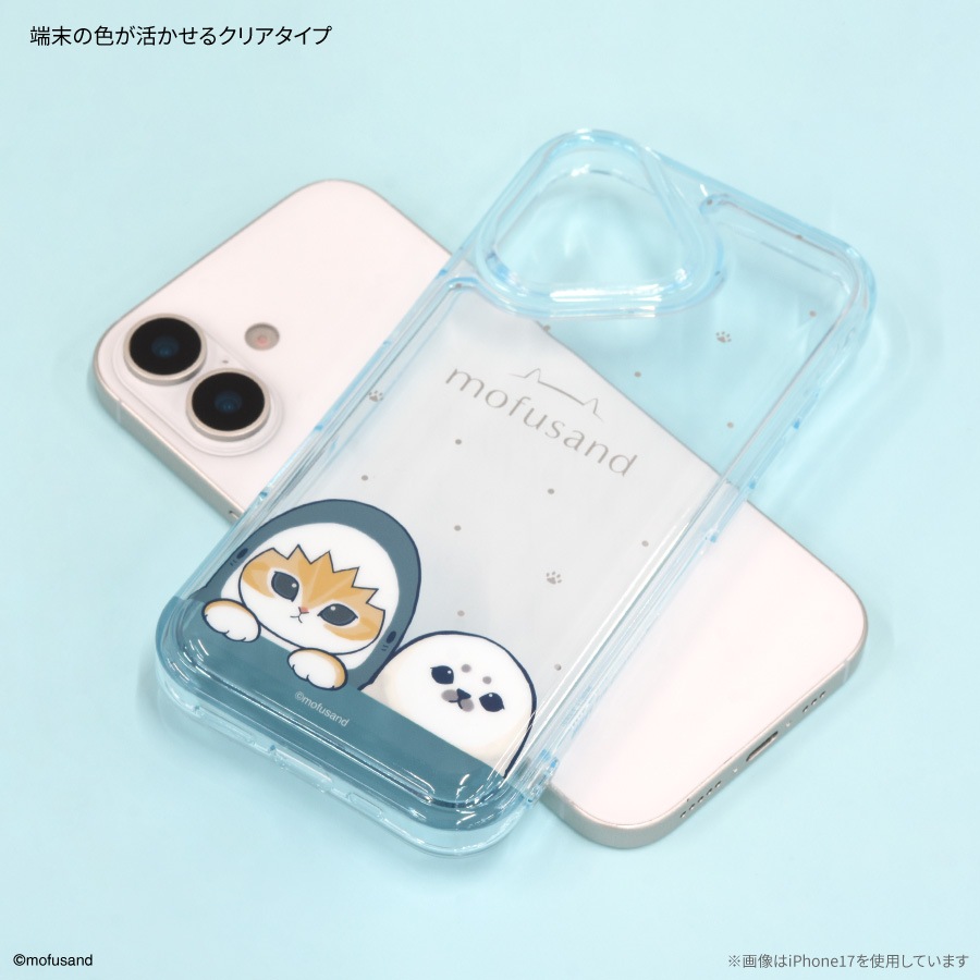mofusand IIIIfit Clear iPhone17 Pro 対応 ケース