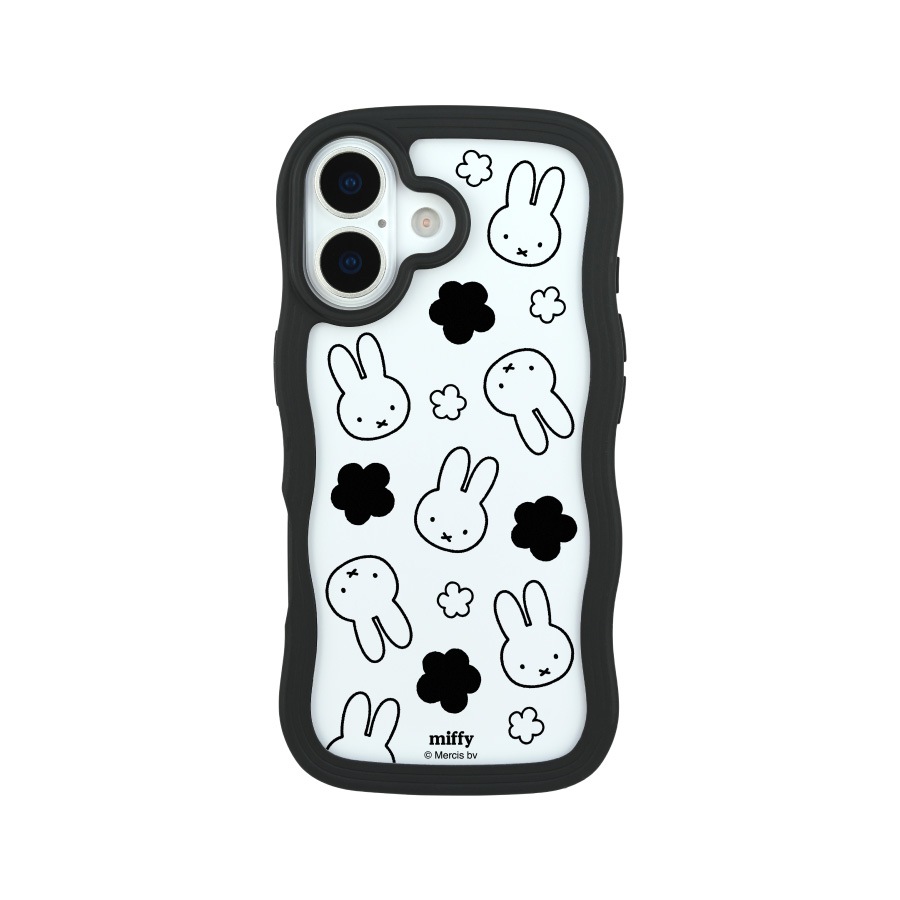 ミッフィー iPhone17 対応 うねうねフレームケース