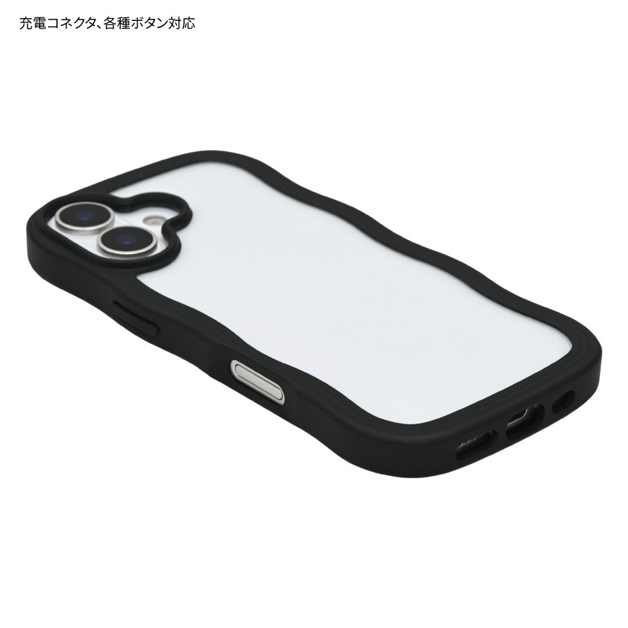 ミッフィー iPhone17 対応 うねうねフレームケース