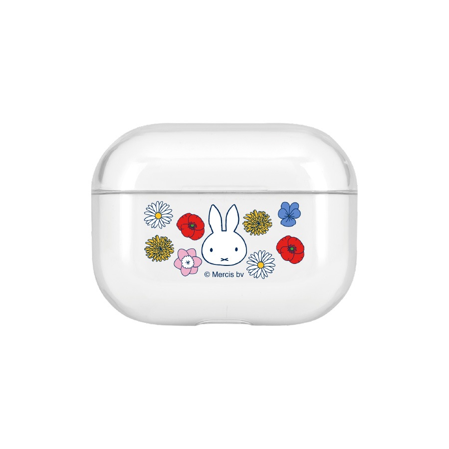 ミッフィー Miffy Floral　AirPods Pro クリアケース