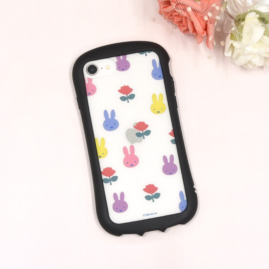 ミッフィー MIFFY and ROSE iPhoneSE (第3世代/第2世代) / 8 / 7 / 6s / 6 対応 ハイブリッドクリアケース