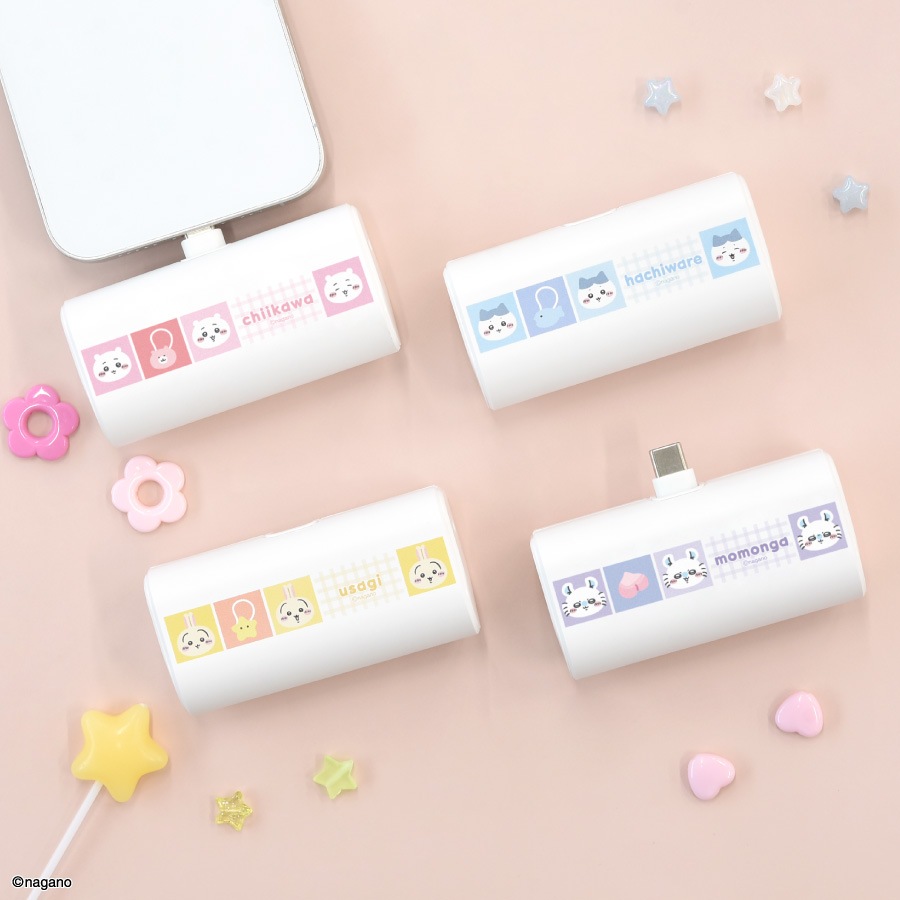 ちいかわ Type-C コネクタ 付き リチウムイオン充電器 4000mAh | た行