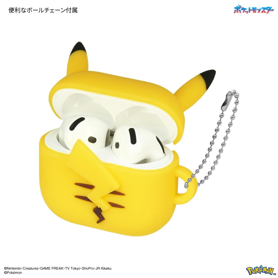 ポケットモンスター AirPods 4 対応 シリコンケース