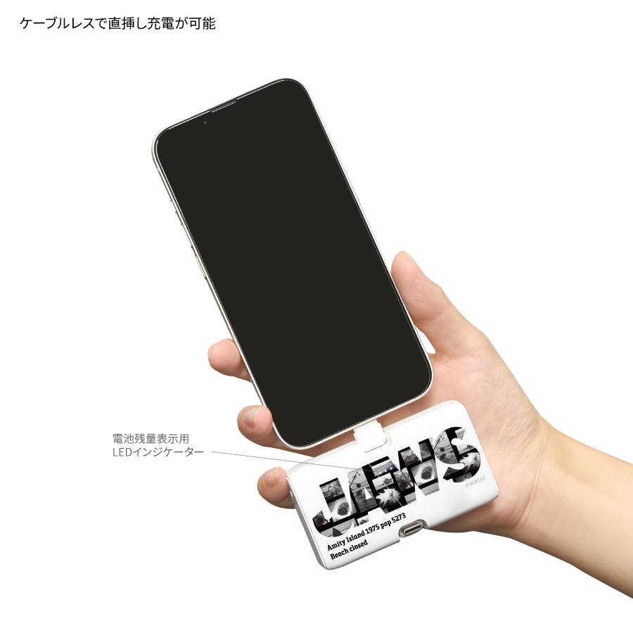 JAWS Lightning / Type-C コネクタ付き リチウムイオン充電器 4000mAh
