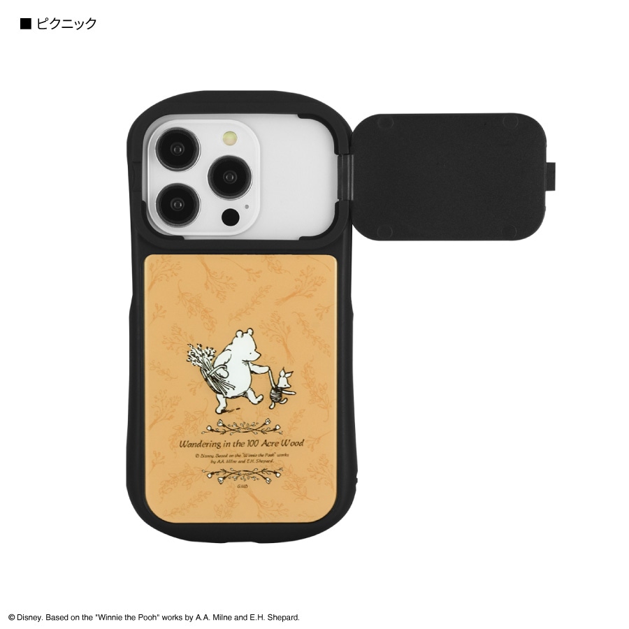 ディズニーキャラクター ／ iPhone14 / 14 Pro / 13 / 13 Pro / 12 / 12Pro 対応 ハイブリッドガラスケース