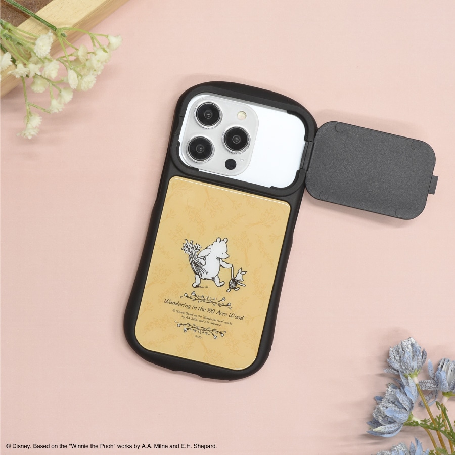 ディズニーキャラクター ／ iPhone14 / 14 Pro / 13 / 13 Pro / 12 / 12Pro 対応 ハイブリッドガラスケース