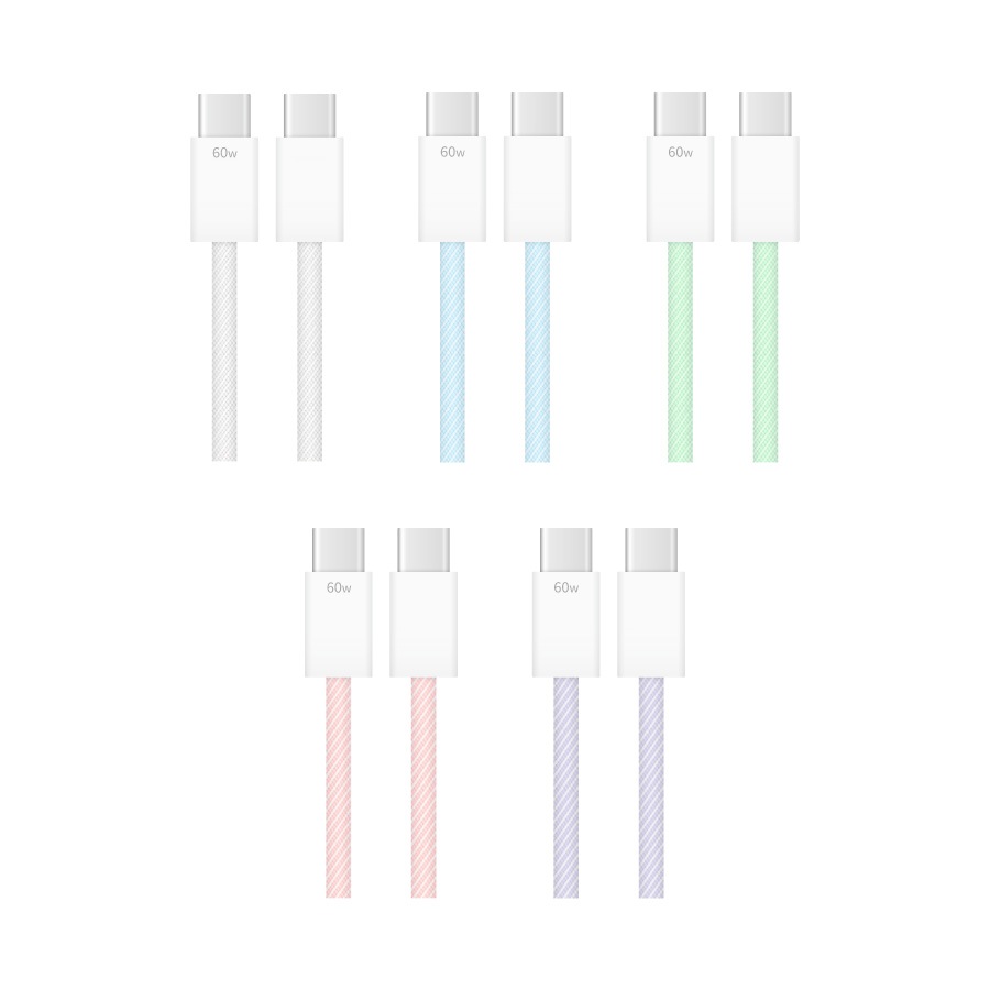 PD60W 対応 USB2.0 Type-C ケーブル