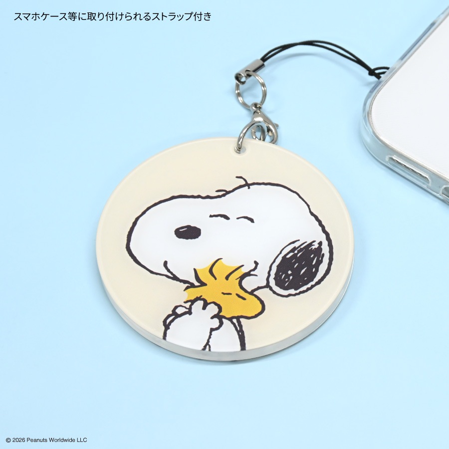 ピーナッツ スヌーピー 光るモバイルストラップ