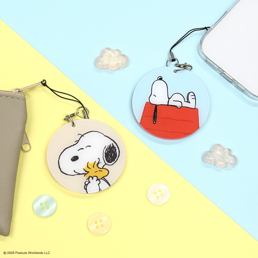 ピーナッツ スヌーピー 光るモバイルストラップ