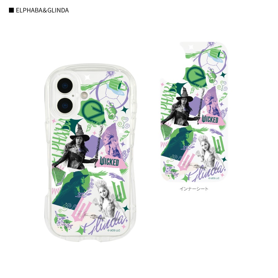 WICKED iPhone17 対応 クリスタルクリアケース