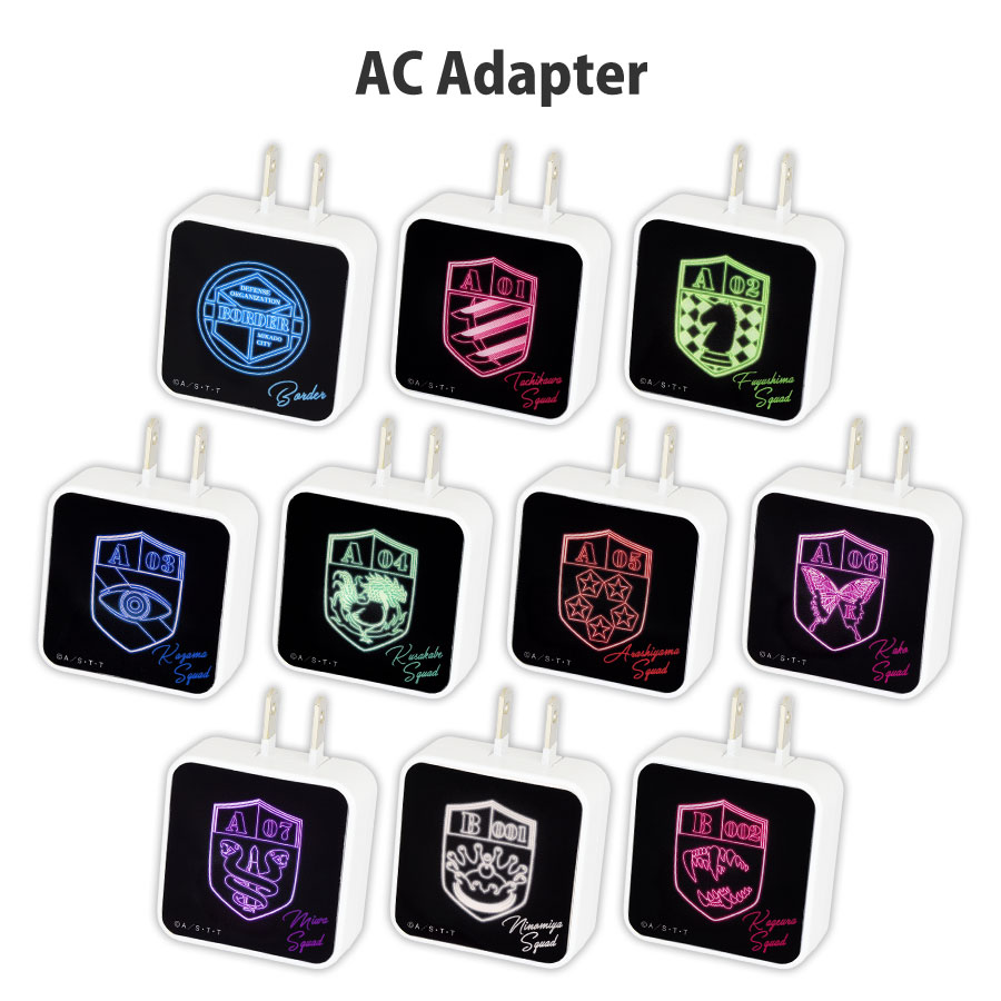 ワールドトリガー　USB2ポート ACアダプタ
