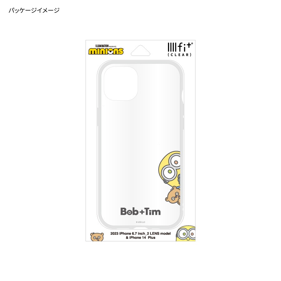 『怪盗グルー／ミニオンズ』シリーズ IIIIfit Clear iPhone15 Plus / 14 Plus 対応 ケース
