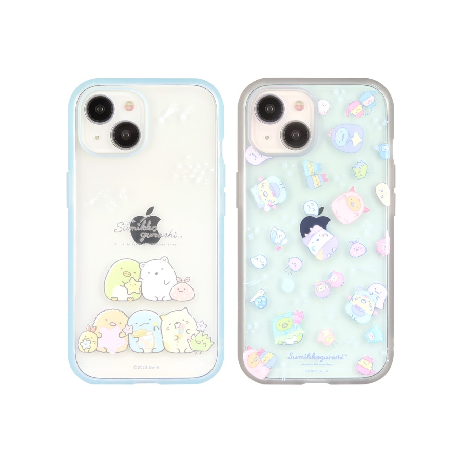 すみっコぐらし IIIIfit Clear iPhone15 / 14 / 13 対応 ケース