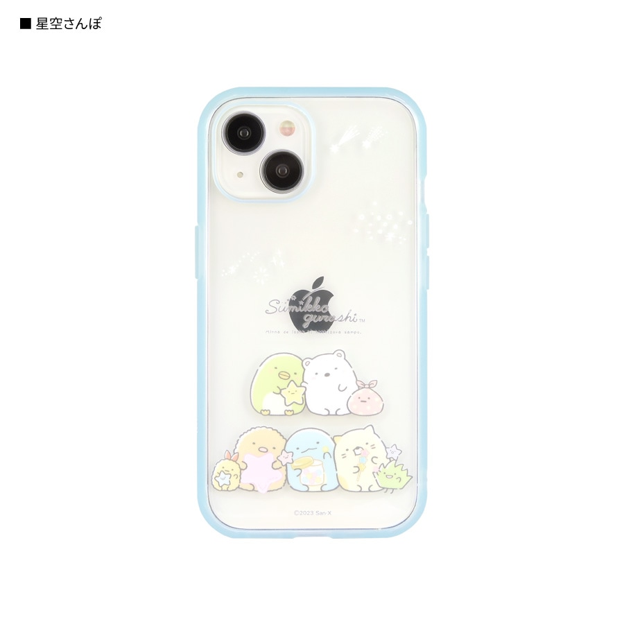 すみっコぐらし IIIIfit Clear iPhone15 / 14 / 13 対応 ケース