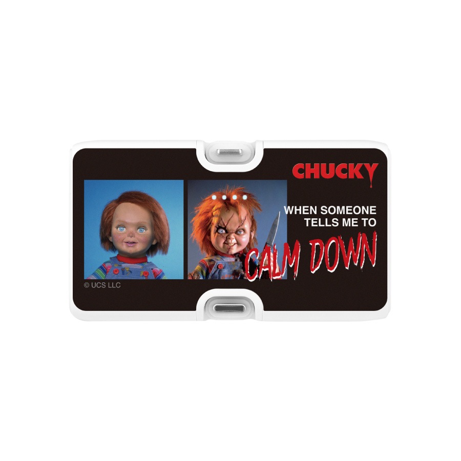 CHUCKY Lightning / Type-C コネクタ付き リチウムイオン充電器 4000mAh