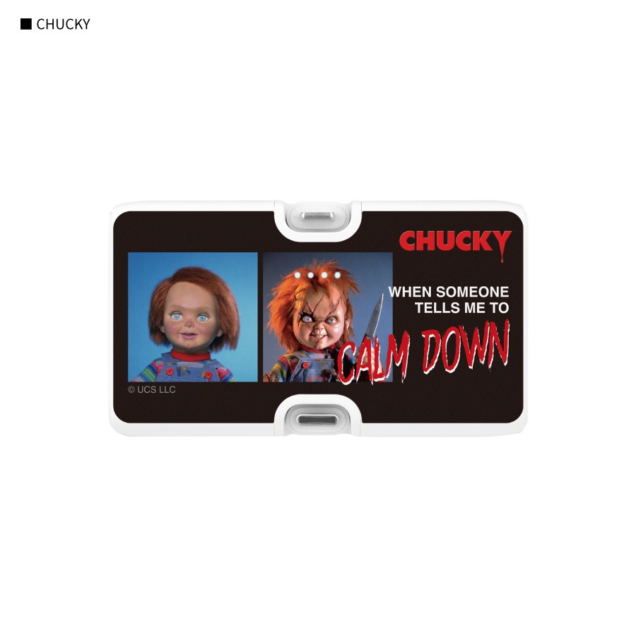 CHUCKY Lightning / Type-C コネクタ付き リチウムイオン充電器 4000mAh