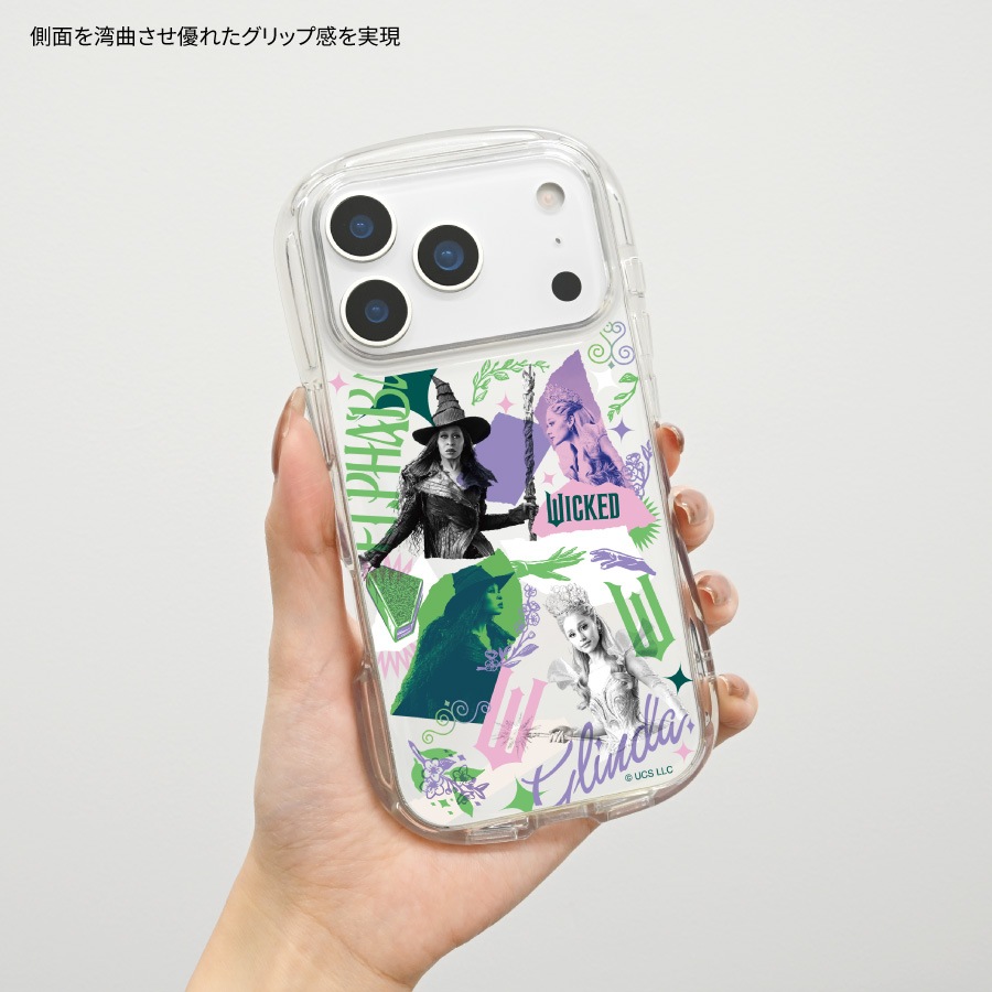 WICKED iPhone17 Pro 対応 クリスタルクリアケース